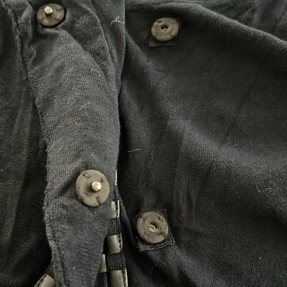 Carlisle Collection Leather Trim Sweater - Picture 9 of 10